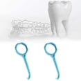 thumbnail image 4 of 2 herramientas transparentes para retirar alineadores de ortodoncia invisible removibles, accesorios para el desmontaje de aparatos de cuidado bucal., 4 of 5