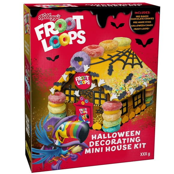 Kit Froot Loops Halloween Mini Maison Kit de biscuits Froot Loops Mini Halloween