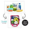 thumbnail image 2 of Fit + Fresh Sac à Lunch Isolé Riley, Sac à Lunch Durable pour les Enfants avec Doublure Étanche, Éléphant Bleu Marine, 2 of 5