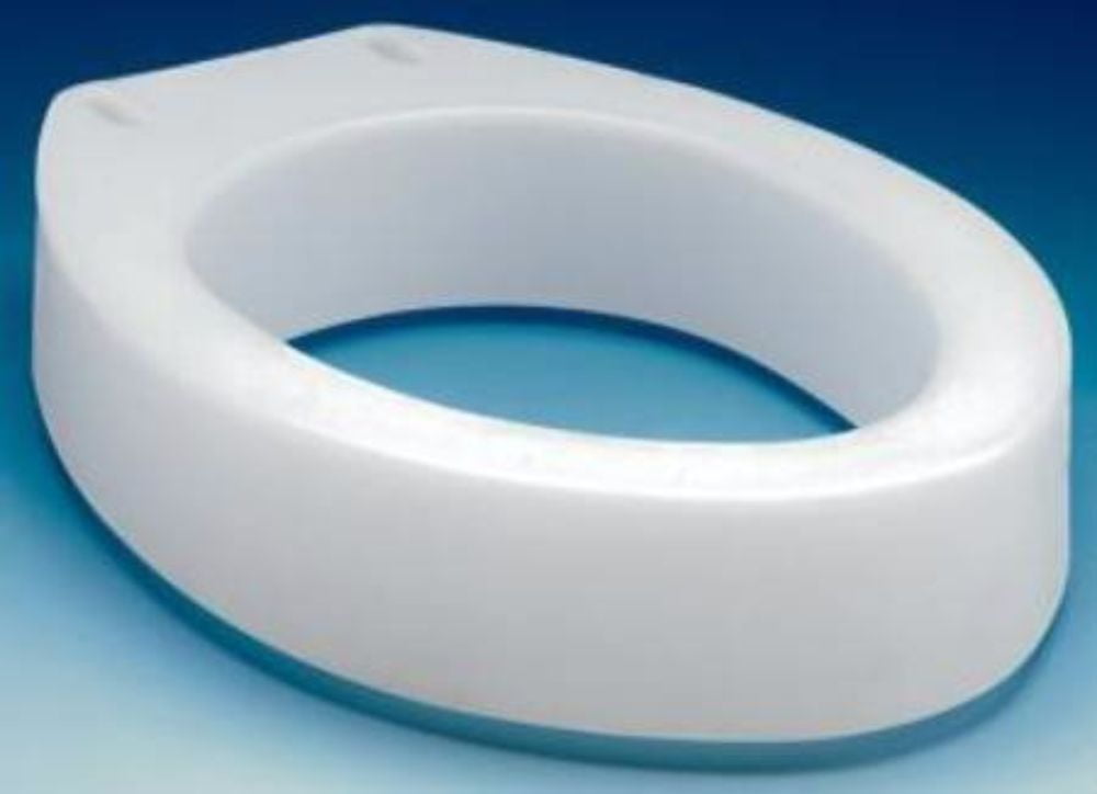 Raised Toilet Seat 31/2 Inch White 300 lbs.