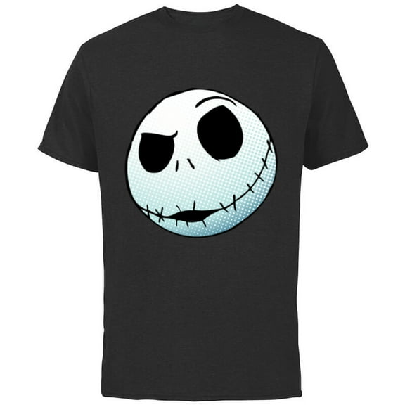 Disney Nightmare Before Christmas Jack Skellington - Short Sleeve Cotton T-Shirt for Adults -Customized-Black