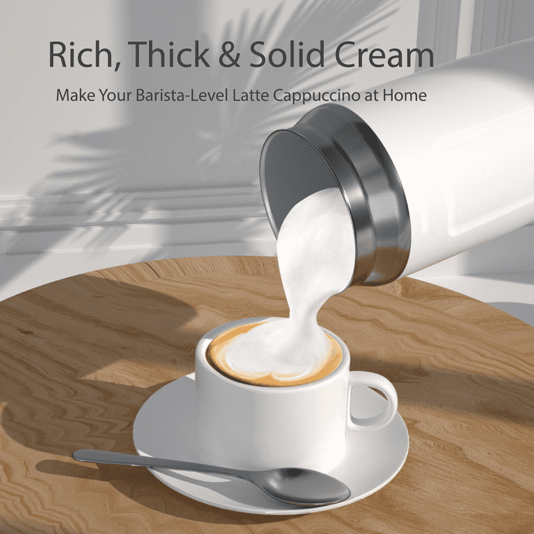 Instant Milk Cream Frother for Espresso Latte Coffee Cappuccino Maker Milk  Froth