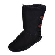 Bearpaw Girls' Boots (Sizes 13 - 5) - black, 4 youth