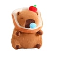 thumbnail image 1 of Carpincho de peluche de juguete, figura de peluche, carpincho de juguete con burbujas de mocos extraíbles, muñeco de carpincho de peluche pan un, 1 of 8