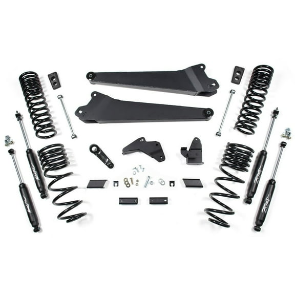 Zone Offroad 6.5" Radius Arm Lift Kit With Nitro Shocks,Fits 2014-2018 Ram 2500