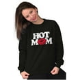thumbnail image 5 of Hot Mom Funny Best Cool Mothers Day Women Plus Size Sweatshirt Brisco Brands 2X, 5 of 6
