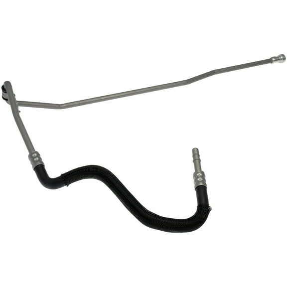 Dorman 624-938 Automatic Transmission Oil Cooler Hose Assembly for Specific Ford / Lincoln Models, Black; Silver