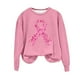 thumbnail image 2 of Ailaofu Breast Cancer Awareness Shirt Women Pink Ribbon Graphic Sweatshirt Breast Cancer Survivor Long Sleeve Shirts Tops, 2 of 3