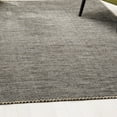 thumbnail image 3 of SAFAVIEH Montauk Bijar Solid Cotton Area Rug, Beige/Black, 9' x 12', 3 of 6