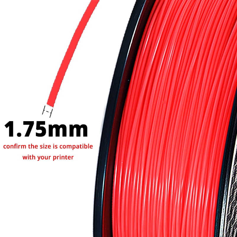 Red 3D Printer PLA Filament 1.75mm 1KG for 3D Natural Materials 3D Printer Supplies