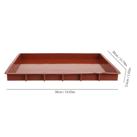RENACLIPY Non-Stick Silicone Cake Baking Molds Reusable Rectangular Pans