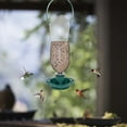 thumbnail image 6 of sruoe Bird Feeder, Hanging Bird Feeder Tray, Bird Feeders Outdoor, Cardinal Bird Feeder, Hopper Feeder, Small Large Bowl Wild Bird Feeders for Garden Decor, Plastic, 6 of 6
