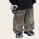 thumbnail image 3 of 2025 nuevos pantalones vaqueros con estampado de leopardo para niños pequeños, pantalones vaqueros informales a la moda, cintura elástica, ajuste holgado para niños y niñas, 3 of 5