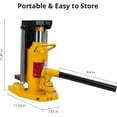 thumbnail image 3 of WhizMax Hydraulic Machine Toe Jack Lift (2.5/5 Ton)(5/10Ton)(10/20Ton) 30T Track Lifting, 3 of 4