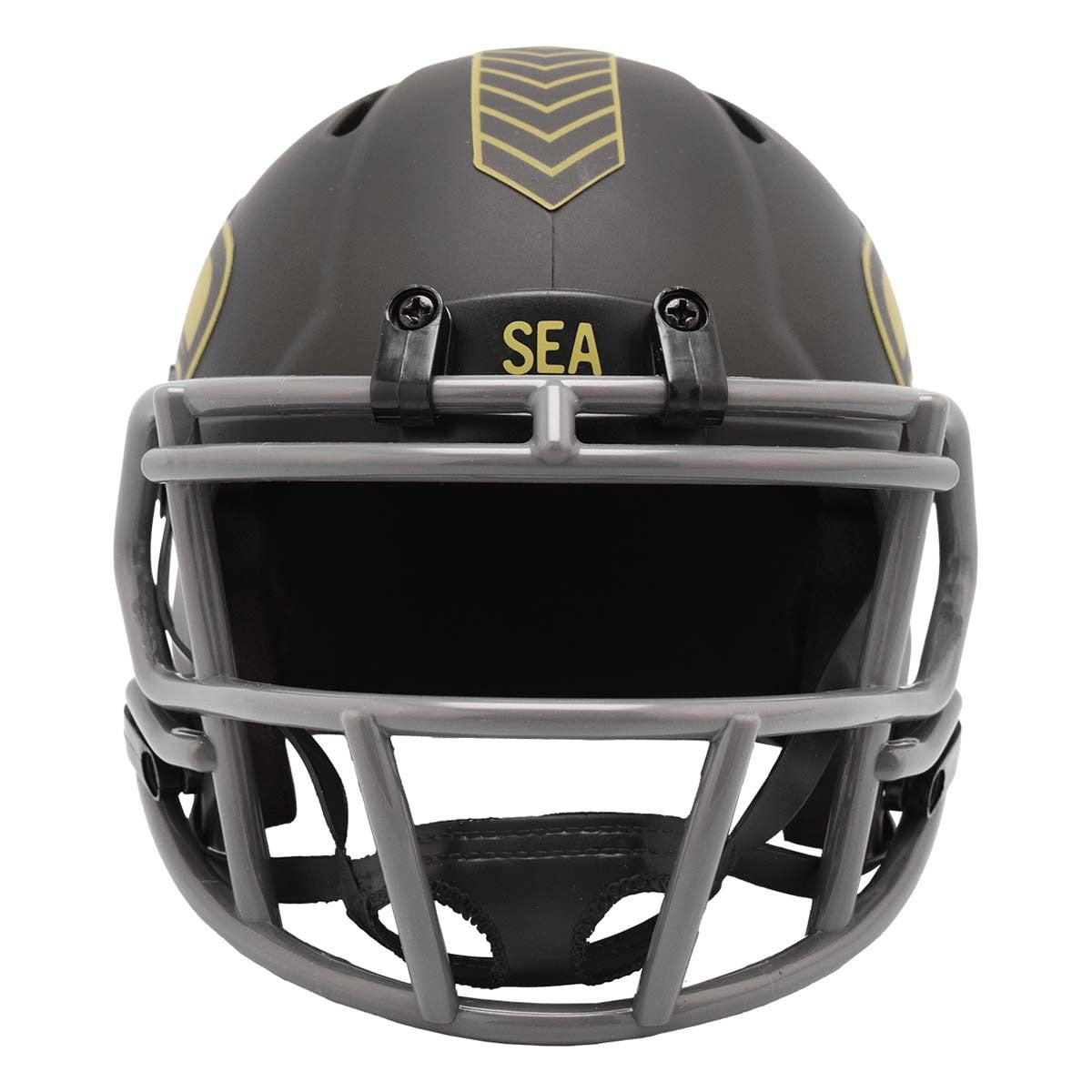 Unsigned Seattle Seahawks Dark Green 2025 Salute To Service Speed Mini Helmet Stock #253577