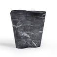 thumbnail image 2 of Pemberly Row Slab Black Marble Concrete Indoor / Outdoor Side Table, 2 of 8