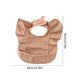thumbnail image 3 of Cute Flying Sleeve Shaped Feeding Bib with Water Proofing Layer, Adjustable Saliva Towel for Baby 6-36 Months Multicolor, 3 of 4