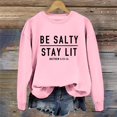 thumbnail image 2 of Long Sleeve Shirts for Women Hemlock Be Stay Lit Sweatshirt for Women Loose Fit Sayings Shirt Gifts for Women Sweatshirt, 2 of 4