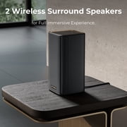 ULTIMEA 7.1.4ch Sound Bar with Dolby Atmos, Surround Sound System for TV with 2 Surround Speakers, Sound Bar for Smart TV, Soundbar with Subwoofer for Home Theater, BT 5.4, HDMI eARC, Skywave Series