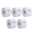 thumbnail image 1 of Tiras de papel desechables para cuello de peluquero - 5 rollos de banda de papel profesional para cortes de pelo de salón Stylinwhite, 1 of 5