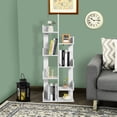 thumbnail image 3 of Gymax 8-Shelf Bookcase Modern Tree Bookshelf Storage Decor Freestanding White, 3 of 10