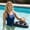 Black, variant on Inflatable Pool Cup Holder Float for 6 Drinks Wearable Hat Summer Floating Beverage Caddy