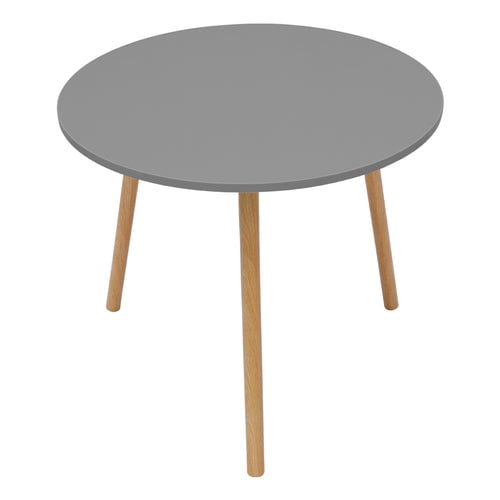 Mesa de Centro Redonda Trípode Gris 80 cm Ideen