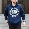 thumbnail image 5 of Merry And Bright Moody And Uptight Christmas Couple Matching – T-Shirt, Hoodie & Sweatshirt – Christmas Theme – Couples, 5 of 6