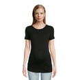 thumbnail image 6 of Time and Tru Maternity Essentials Non Shirred Tee, Sizes S-XXL, 6 of 6