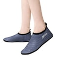 thumbnail image 4 of Barefoot Shoes for Women Slip-On Walking Sneakers with Wide Toe Box Non-Slip Lightweight Sole Breathable Fabric Flexible Minimalist Design for Everyday Wear Hiking Grounding Activities,Gray 44, 4 of 6
