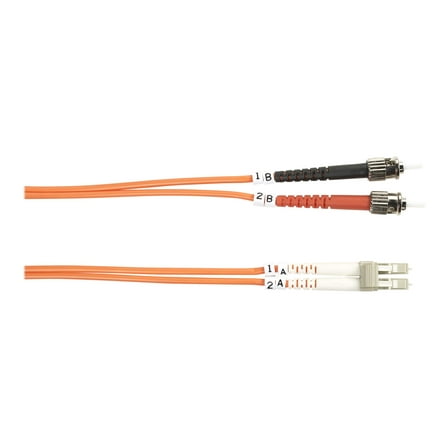 Black Box 32.8ft ST to LC 62.5-Micron Multimode Patch Cable FO625010MSTLC
