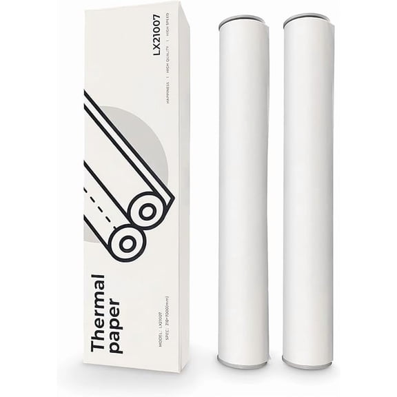 A4 Thermal Paper Rolls for HPRT MT810 & POOOLITECH Portable Printer High Definition 50 Sheets Compatible with Other Thermal Printers (2 Rolls | 8.3''x23')