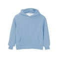 thumbnail image 3 of UACY Kids Cotton Hoodies Toddler Fall Pullover Hooded Long Sleeve Plain Sweatshirts with Pocket for Boys and Girls (Sky Blue, 9-10 Years), 3 of 9