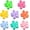Little flower, variant on Butterfly Hair Claw Clip Non Slip Matte Hairpin Barrette Headdress Bobby Pins Headwear Hair Jaw Clamp Clip Accessories for Women Girl Thick Thin Hair(Medium 2.7 inches;9pcs)