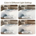thumbnail image 7 of ODIKA 2'x3' Ultra-Soft Accent Mat, Under Abstract Decorative Watercolor Gradient Contemporary Plush None Washable, Bare feet friendly, Easy Care Indoor rug for Bedside, Footrest, 7 of 7