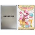 thumbnail image 2 of Funny Ice Cream Metal Tin Sign Wall Decor Sweet and Delicious Retro Sign for Home Decor Gifts, 2 of 8