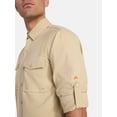 thumbnail image 7 of Ozark Trail Men's and Big Men's Upstream Shirt with Long Sleeves, Sizes S-3XL, 7 of 7