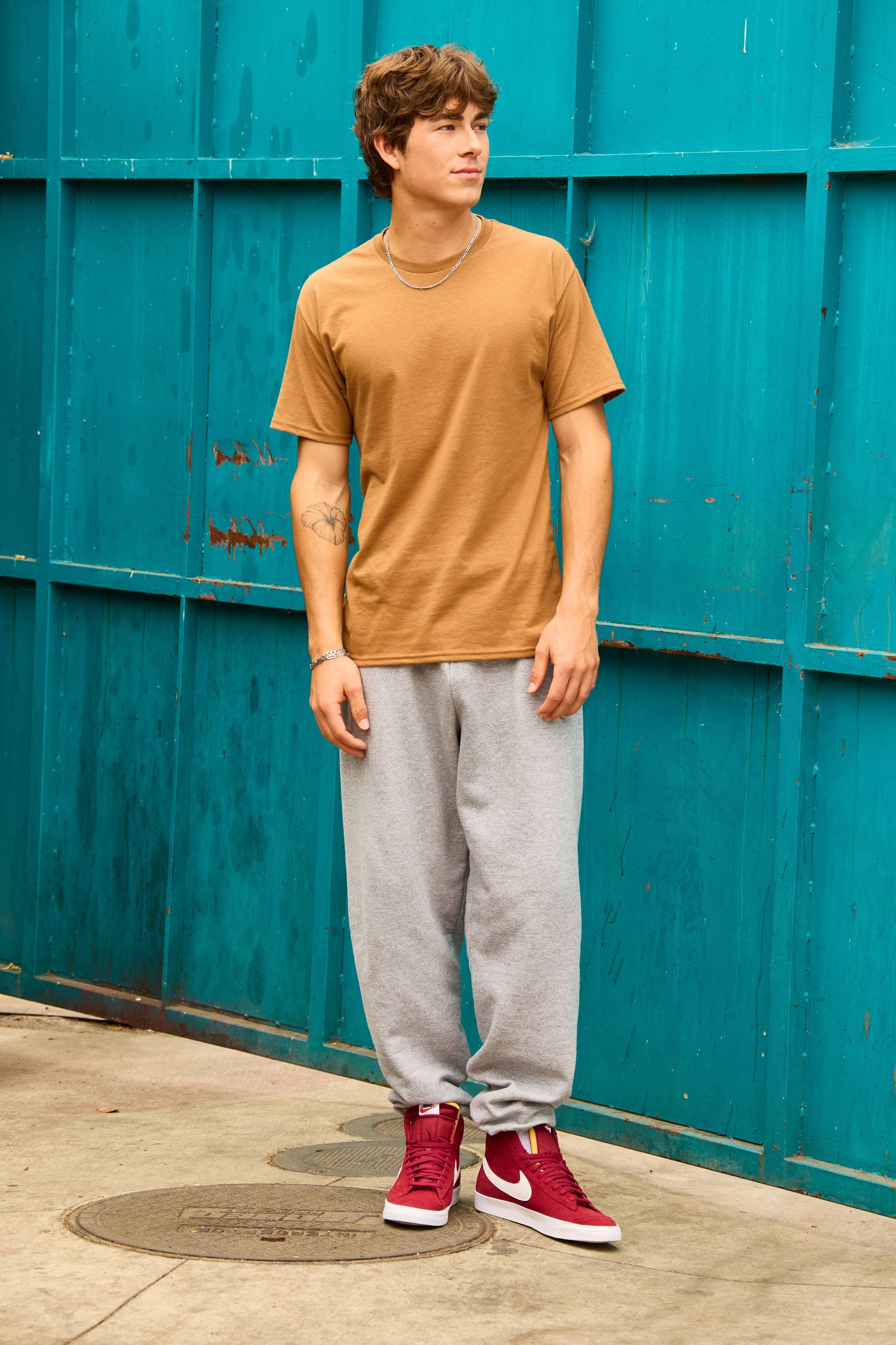 Jerzees Men's NuBlend Fleece Elastic Bottom Sweatpants, Sizes S-3XL