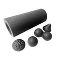 thumbnail image 4 of S SERENABLE Ensemble de Rouleaux en Mousse Équipement Kit de Démarrage Haute Densité pour Pilates Noir, 4 of 9