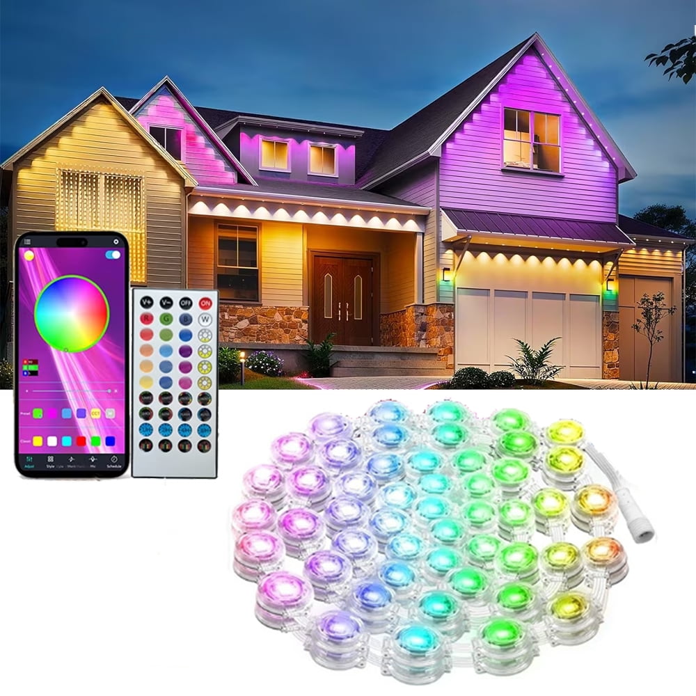 Nanoleaf 50ft Matter Smart Multicolor Permanent Outdoor Lights