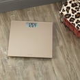 thumbnail image 4 of Taylor Digital Glass Bathroom Scale with Champagne Finish, 4 of 9