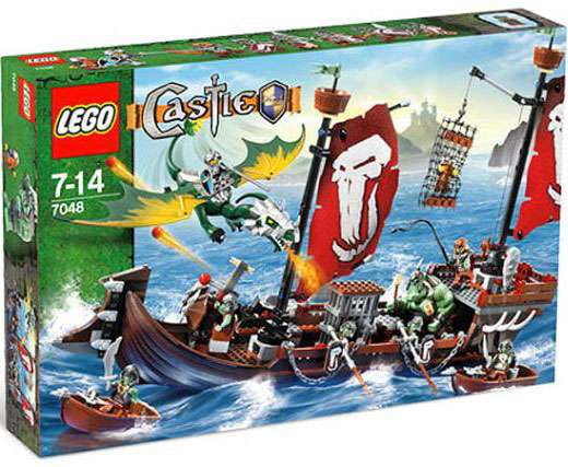 Pre-Owned Castle Troll Warship Set LEGO 7048 - Walmart.com