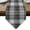 Gray, variant on Gray Black Buffalo Plaid Table Runner Linen Burlap Table Runner 48 Inches Long White Farmhouse Modern Striped Dresser Scarves for Kitchen Island Coffee Dining Room Party Wedding Holiday Decor 13"x48"