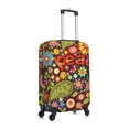 thumbnail image 3 of Balery Hippie Peace Love Luggage Cover Protector, Scratch And Dirt Resistant, Fits 18-32 Inch Luggage - X-Large, 3 of 9