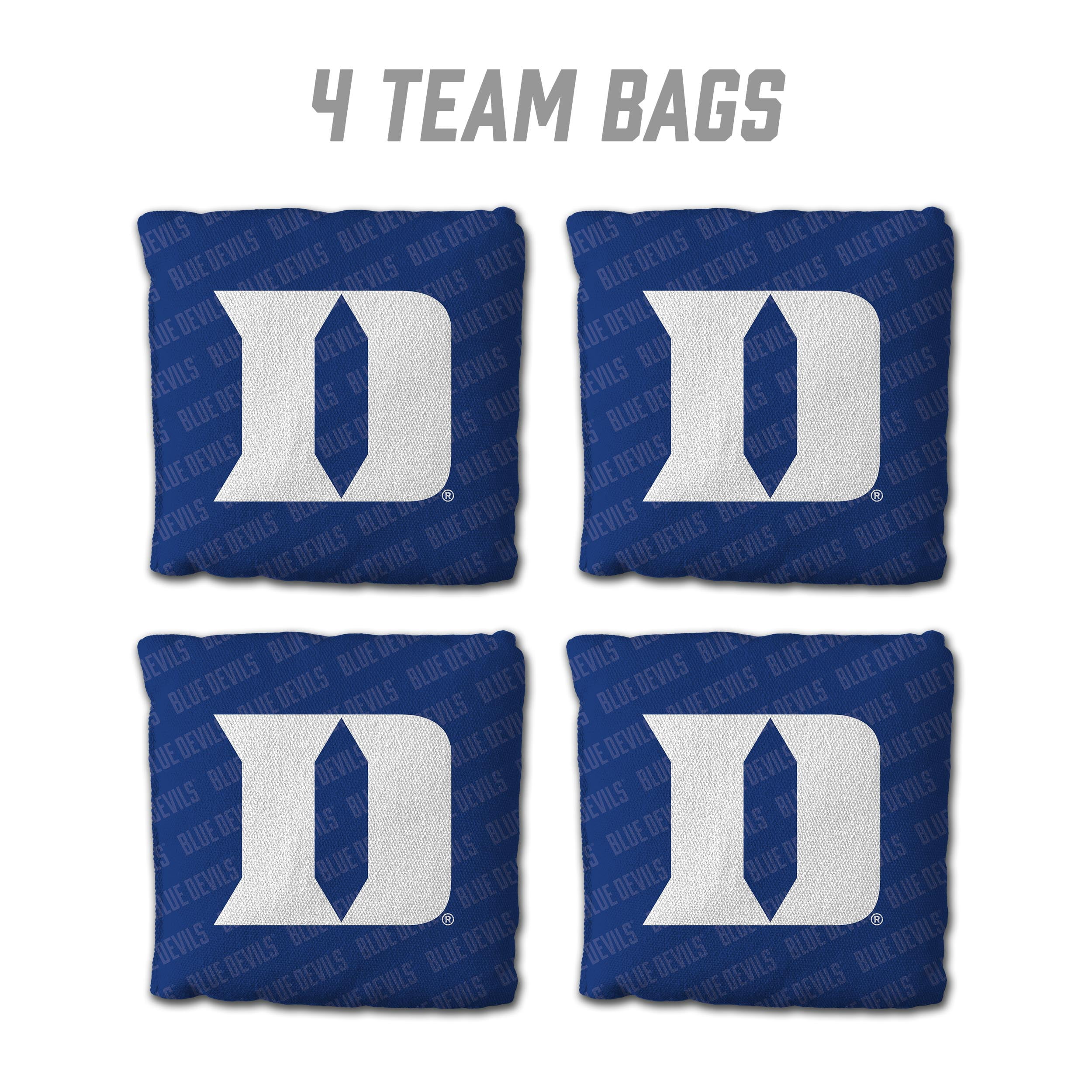 NCAA Duke Blue Devils Bags - 4PK - Blue