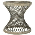 thumbnail image 2 of SAFAVIEH Grimson Round Small Bowed Wicker Accent Table, Grey, 2 of 6