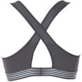 thumbnail image 3 of 6 pcs Wire Free Light Padded Spandex Raceback Cotton Sports Bra B/C/D Cup (36B), 3 of 3