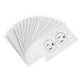 thumbnail image 2 of SHISUYAN Fake Electrical Outlet Stickers for Decor Durable Vinyl White Creative Design for Office and Home, 2 of 8