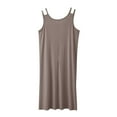 thumbnail image 4 of ZKCCNUK Plus Size Nightgowns for Women Casual Loose Solid Color Sexy Suspender Sleepwear Dress L-2XL, 4 of 5