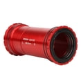 thumbnail image 3 of Caja de pedalier integrada BB86 roja con 4 rodamientos de bloqueo para bicicletas: diseño roscado, 3 of 8